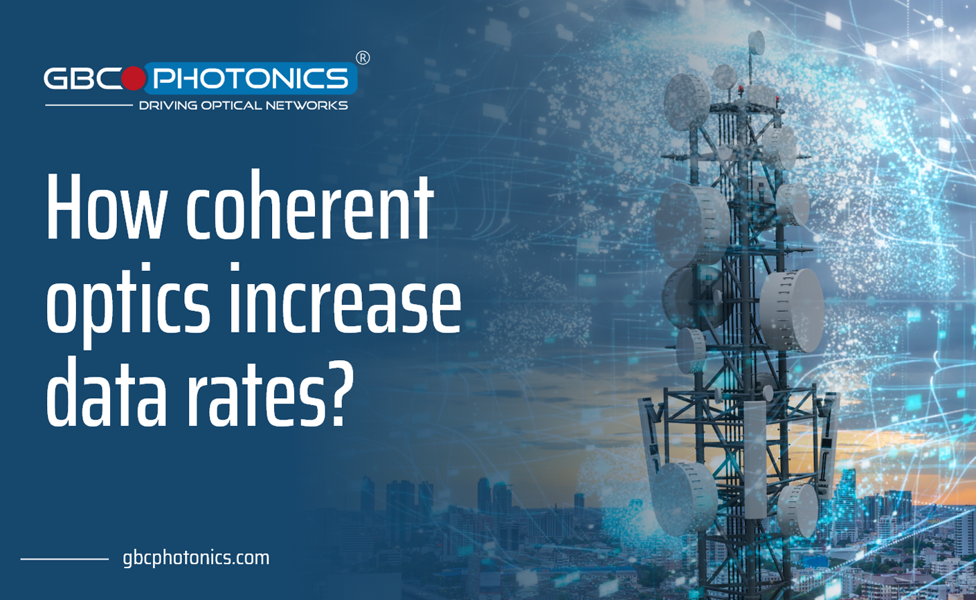 How coherent optics increase data rates?